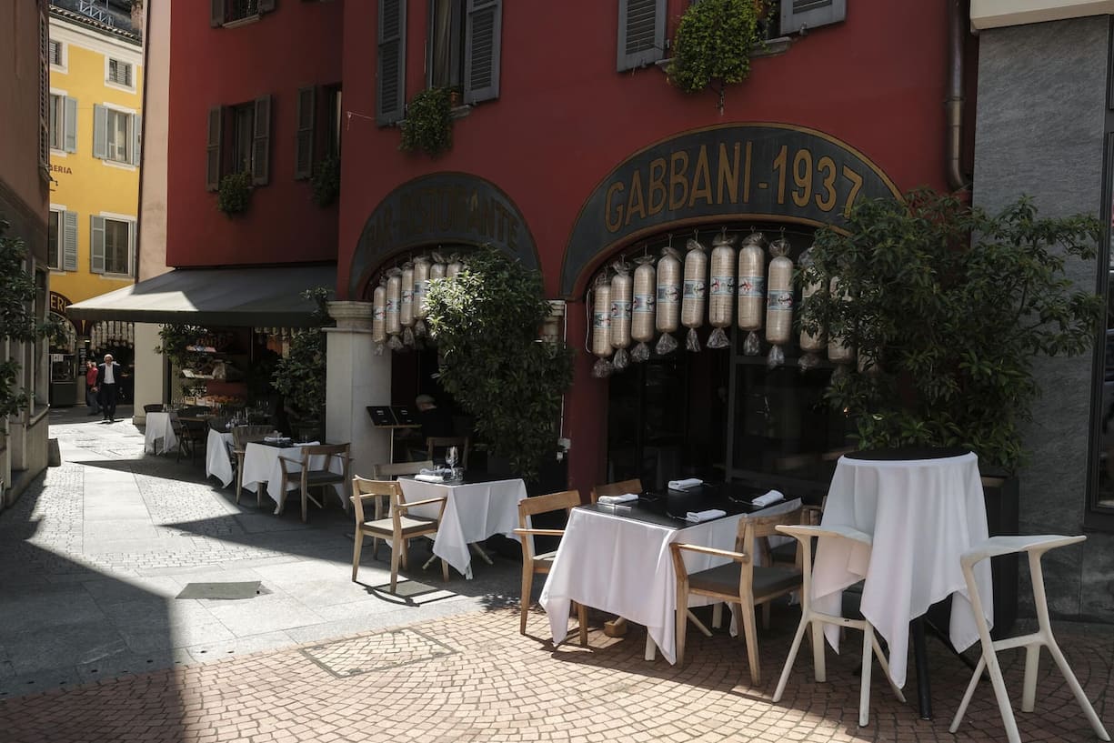 Das altehrwürdige Restaurant Gabbani in Lugano. Hier haben Devasini und Stadtpräsident Michele Foletti diniert.