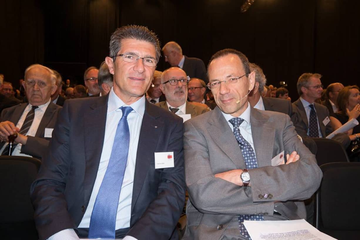 Patrick Odier, Associé senior Lombard Odier Darier Hentsch & Cie.; Lino Guzzella, Rektor ETH Zürich