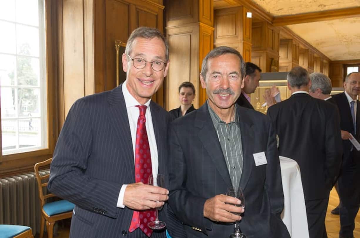 Arthur Decurtins, Vice Chairman Global Wealth Management & Swiss Bank, UBS AG; Fritz Fahrni, Dr. Prof em ETH & HSG