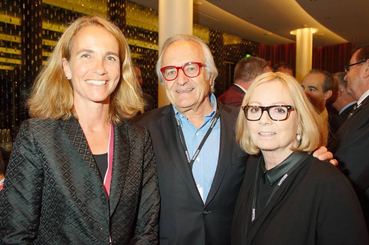 Ruth Moser, Event-Organisatorin, Efficiency Club; Jöggi Rihs; Gaby Rihs