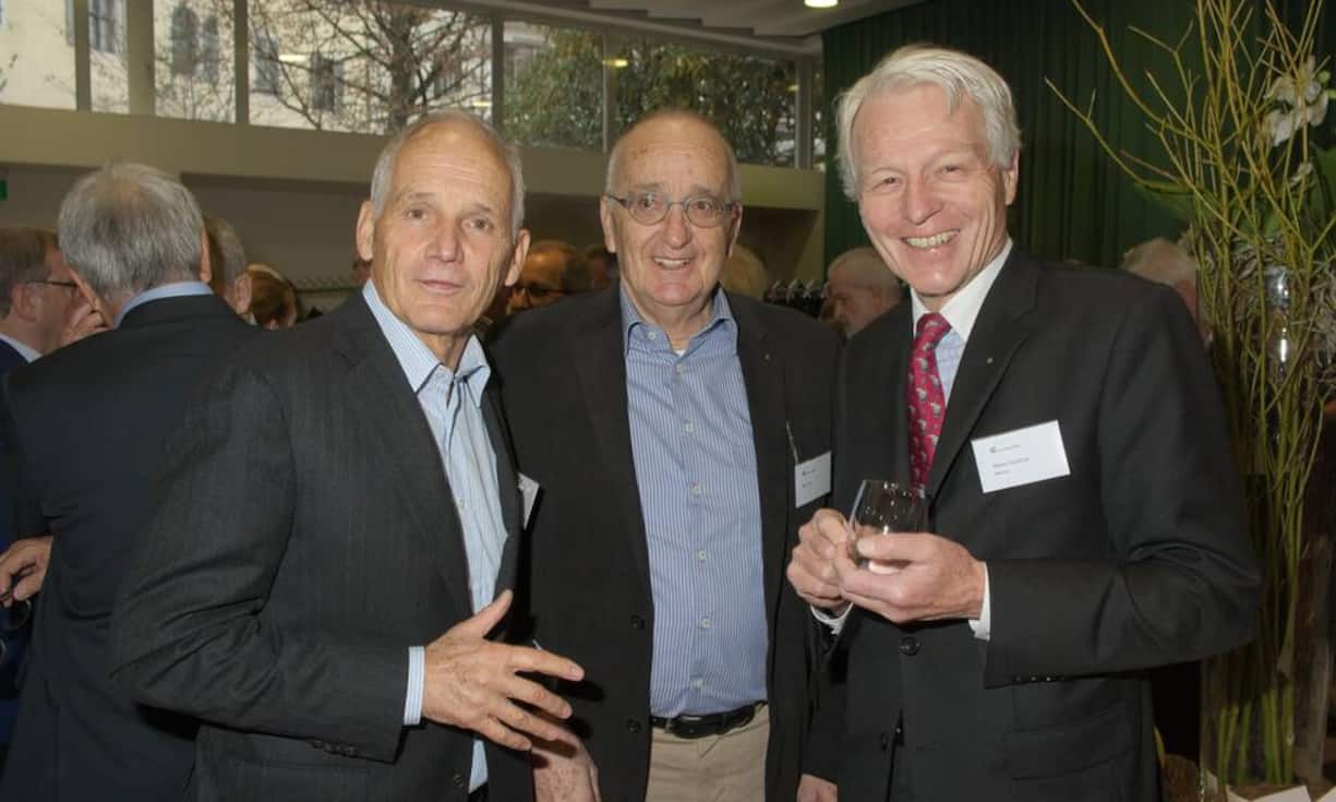 Reto Cina; Riet Theus; Martin Candrian, VRP, Candrian Catering