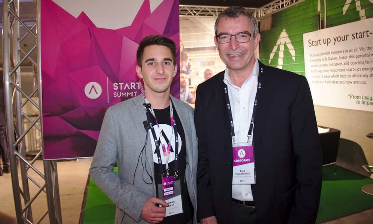 Florian Wirth, Corporate Partnerships Manager, START Summit 2016;
Balz Eggenberger, Managing Partner, fleetcompetence europe GmbH (v.l.n.r.)