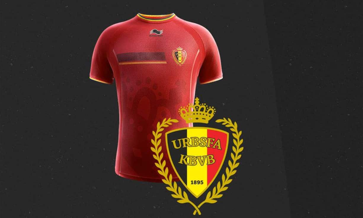 Flop: Beim Trikot der Belgier kann man auf den ersten Blick die angedeutete Königskrone auch als Flecken interpretieren. Der Ausrüster: Burrda Sport.