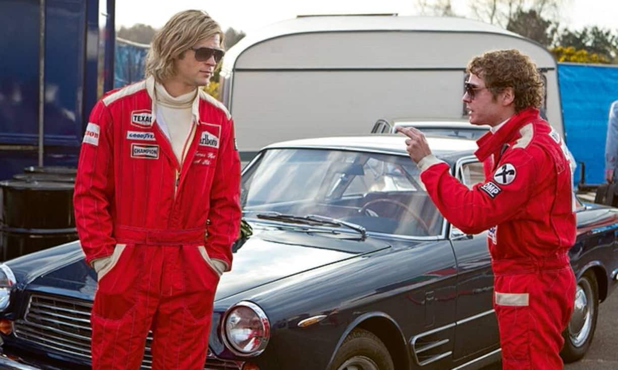 3. Rang: «Rush» (2013): Gloriose Einblicke in die Formel 1 während der goldenen Ära der Rivalen James Hunt und Niki Lauda. Und auch abseits der Rennbahn rollen schicke Siebziger-Jahre-Schlitten.