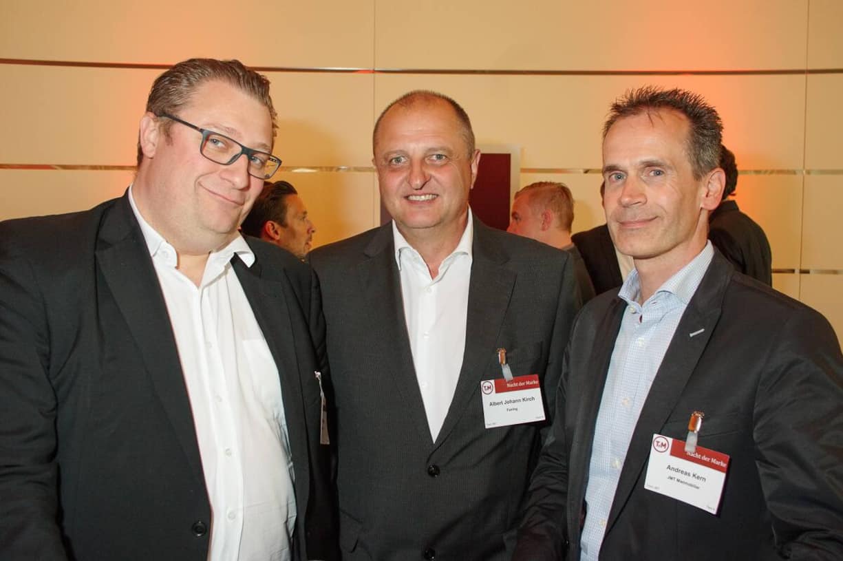 Thomas Berger, SYMA-SYSTEM; Albert Johann Kirch, Fairing; Andreas Kern, JMT Mietmobiliar.