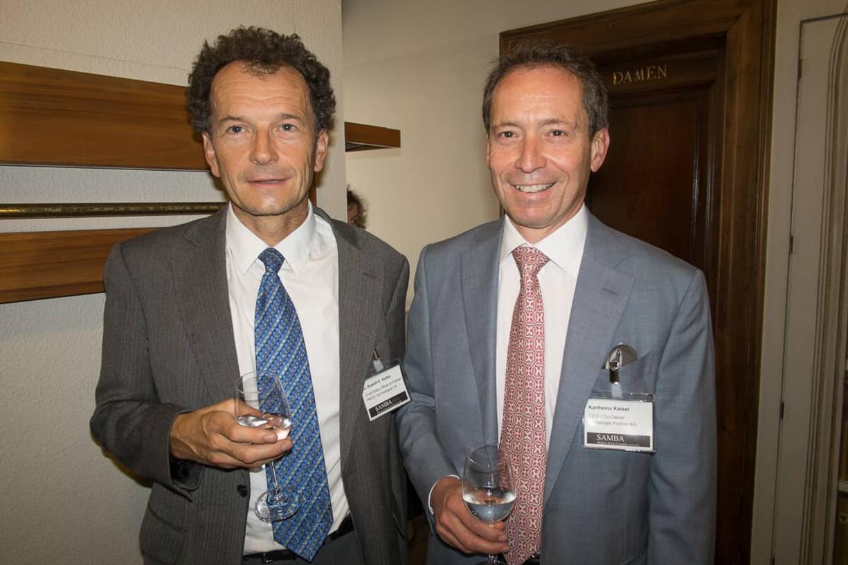 Rudolf K. Keller, Chief Sales Officer & Partner, PMOD Technologies Ltd.; Karlheinz Kaiser, CEO / Co-Owner, Christinger Partner AG
