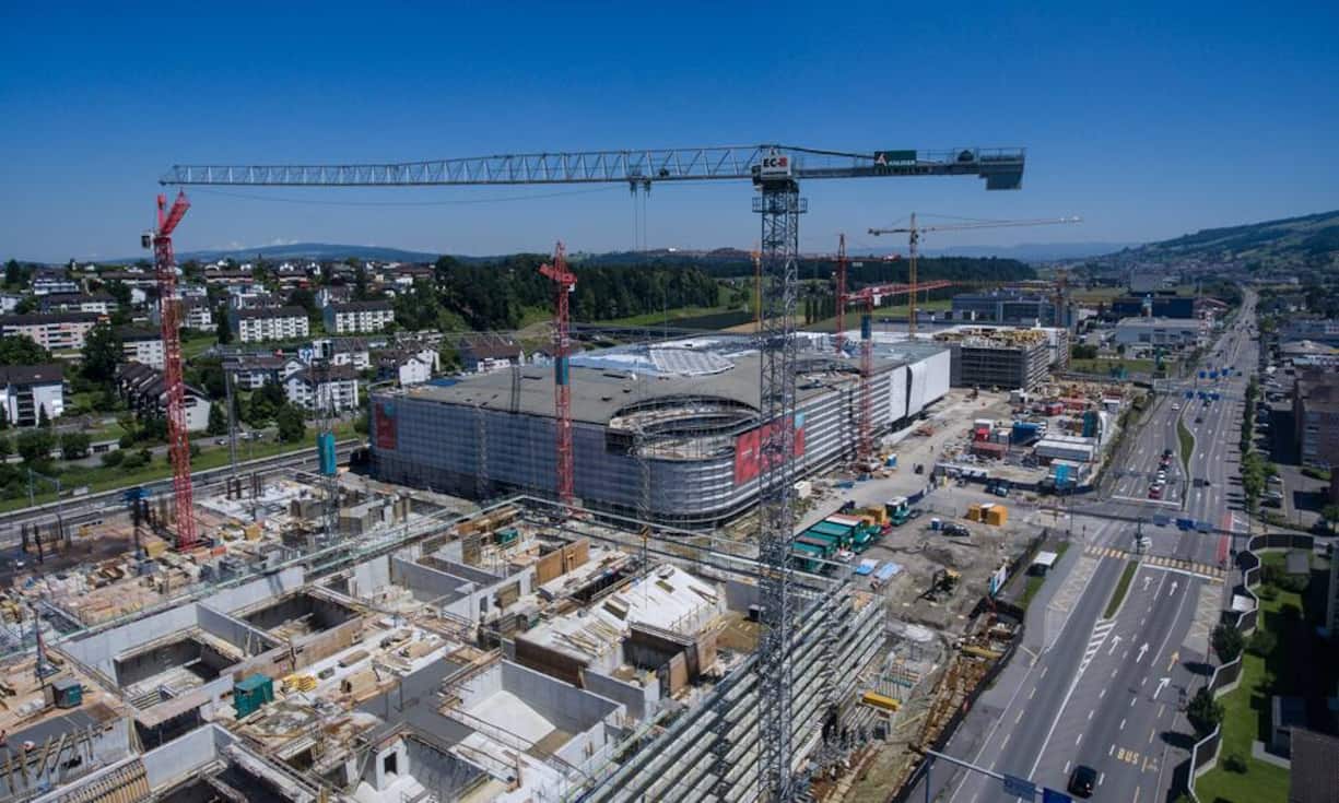 In Ebikon LU ensteht die Mall of Switzerland. Die Eröffnung ist für Herbst 2017 geplant. Was man schon über das dereinst drittgrösste Shoppingcenter der Schweiz weiss: