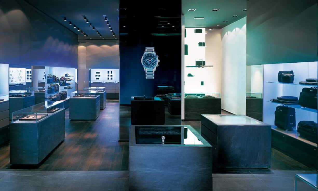 Porsche Design Store, Berlin 2005.Porsche Design Group