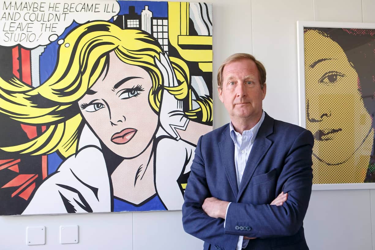 Ernest Loumaye, CEO of ObsEva, poses for the photographer at the ObsEva headquarters, in Plan-les-Ouates near Geneva, Switzerland, Monday, July 9, 2018. ObsEva plans a listing on the Swiss Stock Exchange from Friday 13 July. The Geneva biopharmaceutical company expects a market capitalization of more than 650 million francs, it announced Friday. (KEYSTONE/Salvatore Di Nolfi)