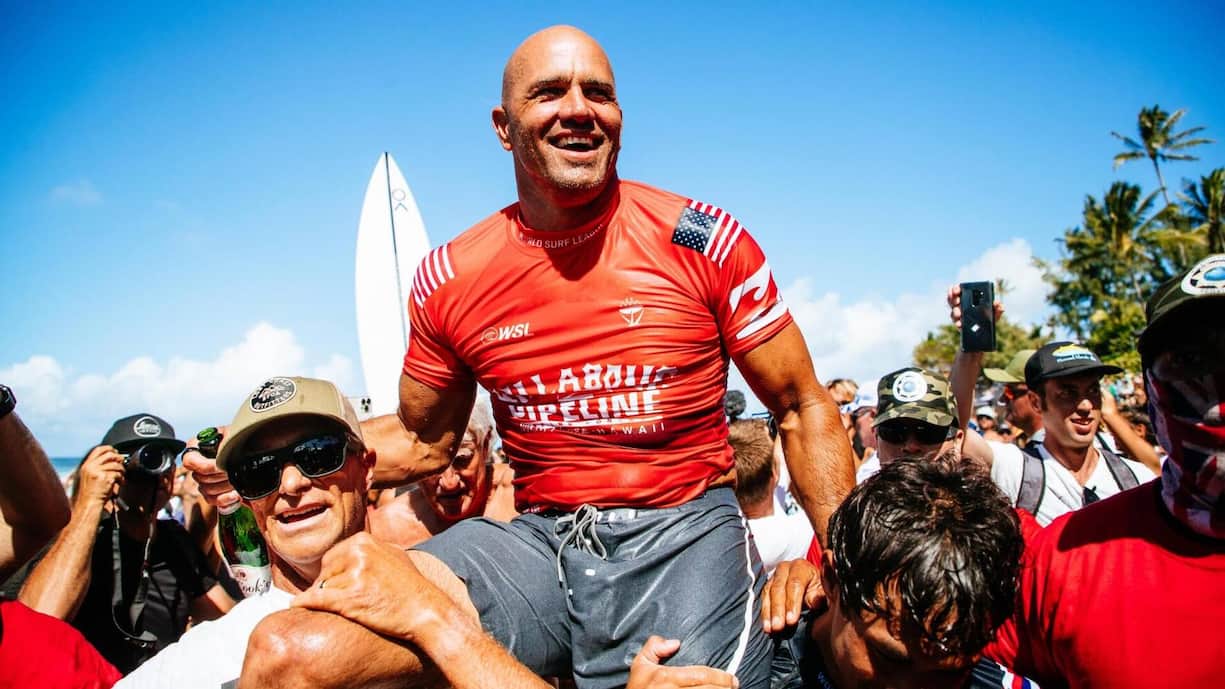 Der athletische Kelly Slater hat dem Surfsport ein neues Image verpasst.