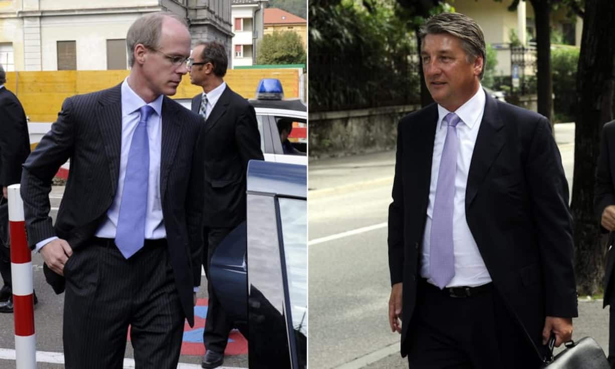 Dabei deckte er die Tricksereien des österreichischen Spekulanten-Duos Georg Stumpf (l.) und Ronny Pecik auf …