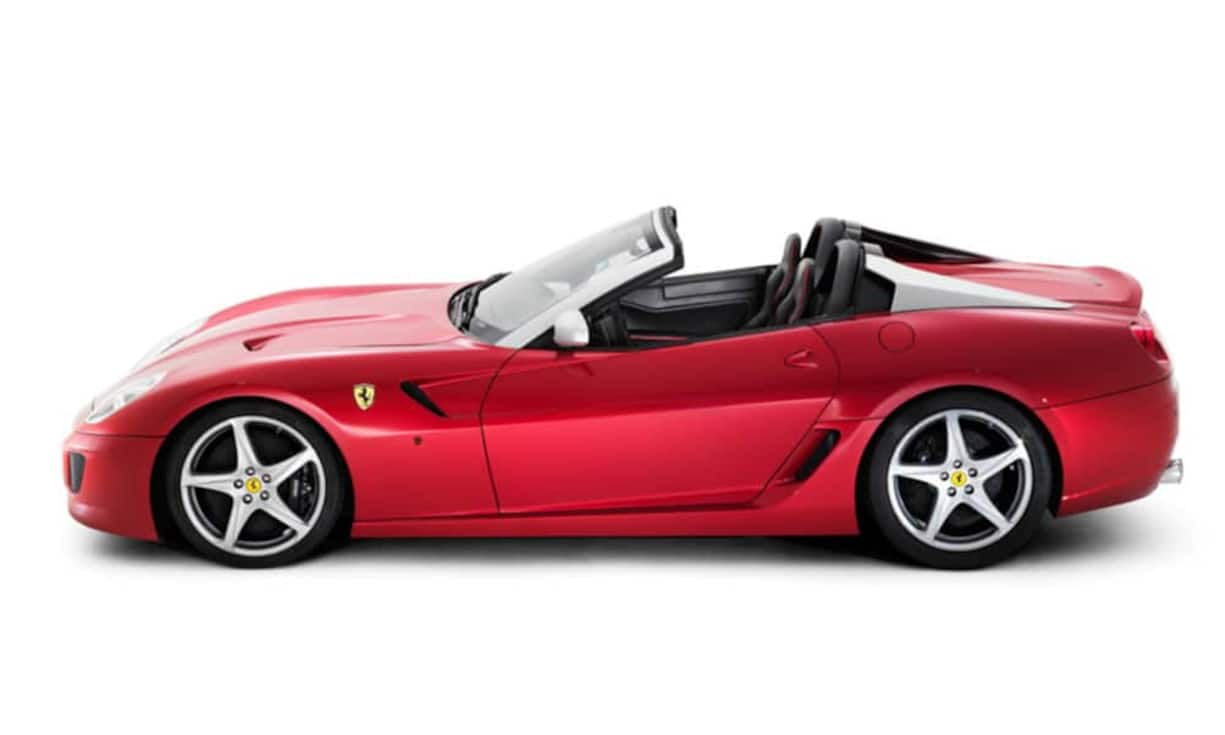 Platz 8: Ferrari SA Aperta ist die offene Version des Ferrari 599. Er kostet 389'000 Euro und kann nicht mehr gekauft werden, da bereits alle 80 Exemplare verkauft wurden. (Bild: ZVG)