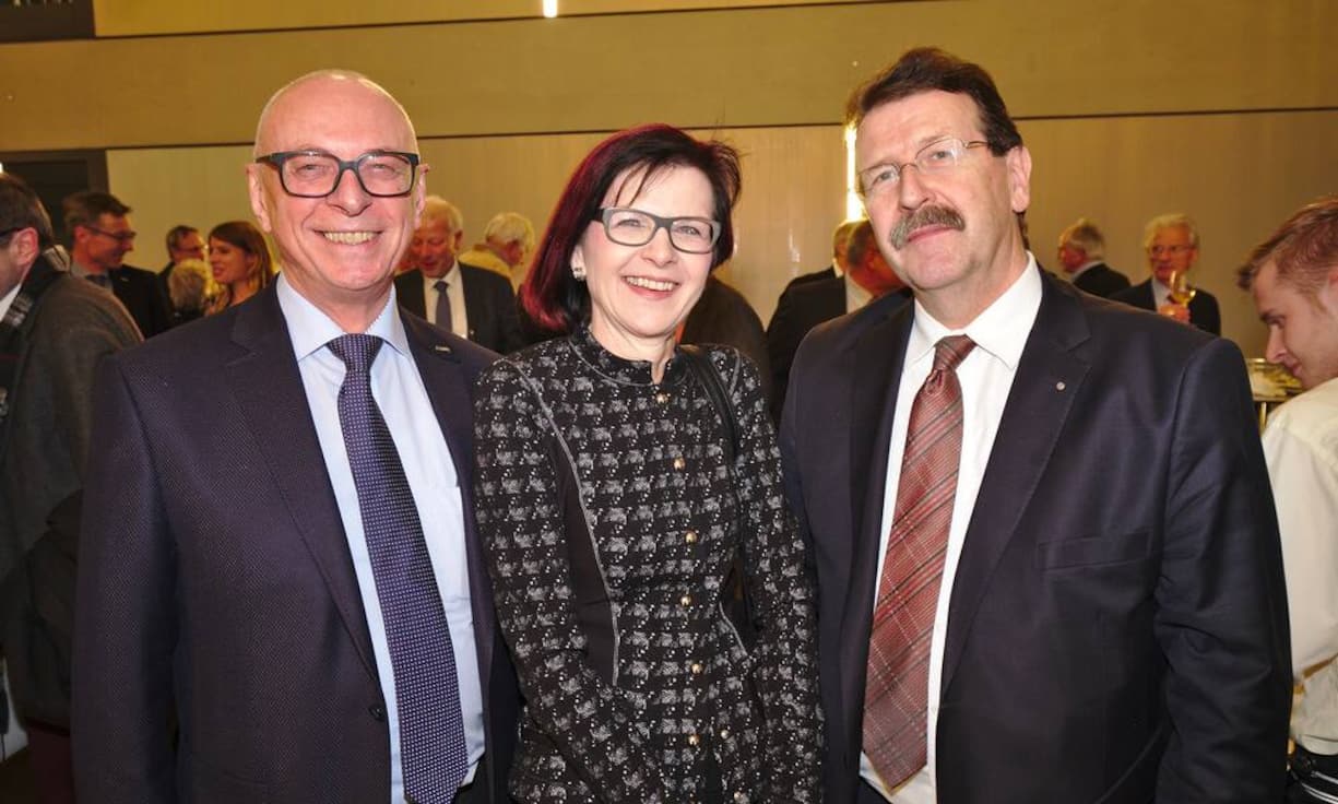 Peter «Güfi» Küpfer, Businesscoach; Sylvia Raguth, Finanzplanerin; Kurt Rohrbach, Präsident Handels- und Industrieverein des Kantons Bern