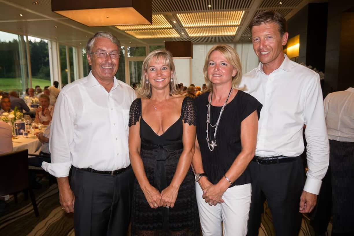 Michel Burckhardt, Gründer & Präsident ZurichOpen; Bettina Stach, Stach Immoblien; Marianne Arni; Paul Arni, Leiter Region Zürich Credit Suisse