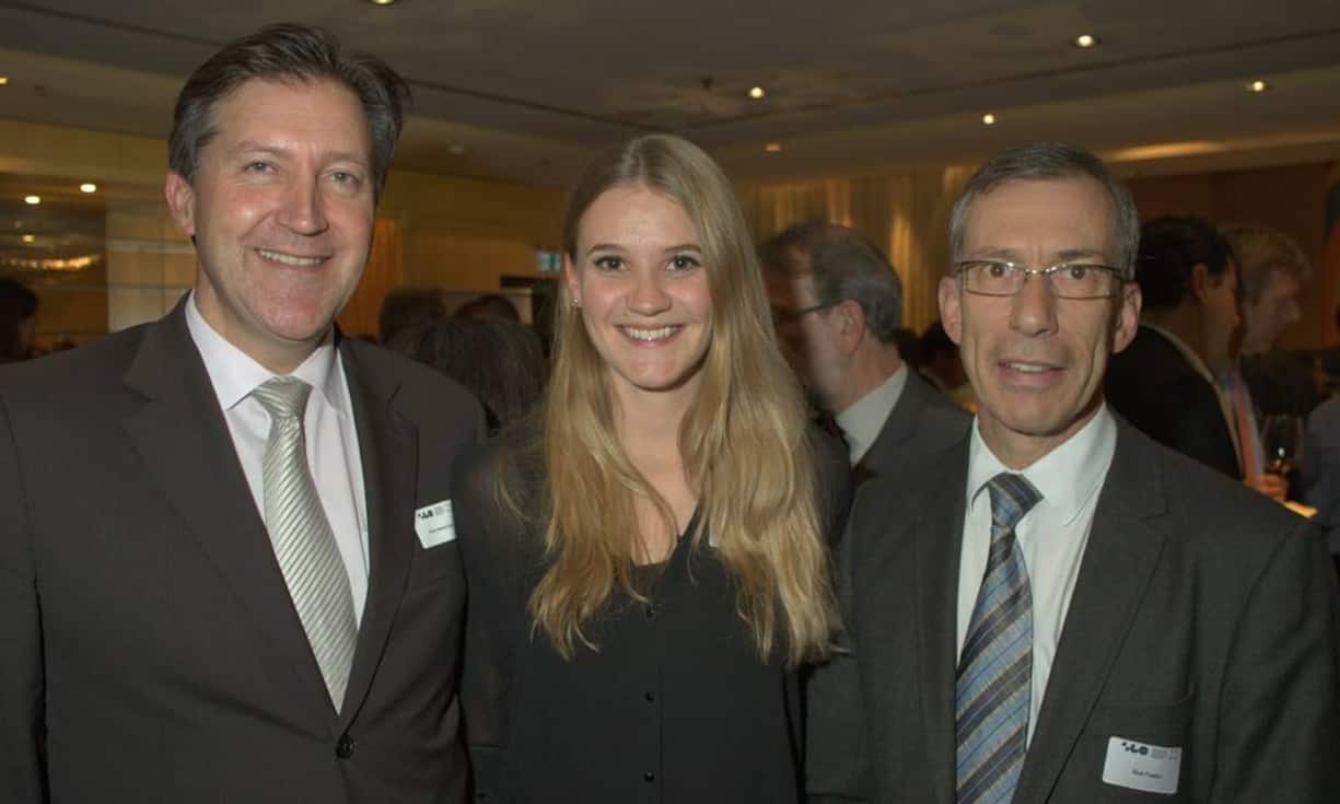 Peter Bertschinger, Senior Business Manager, uvision AG; 
Joelle Flach, Mitarbeiterin, Me-First.ch GmbH;
Beat Fraefel, Inhaber, Fraefel & Partner GmbH