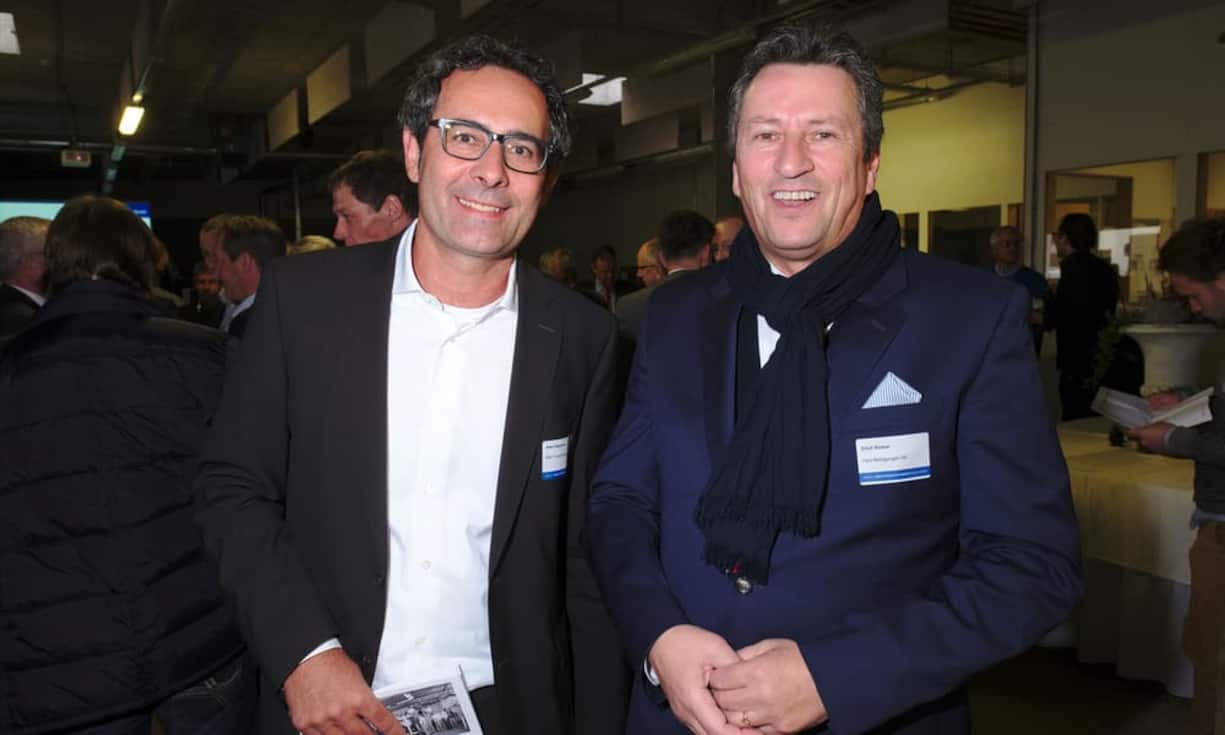 Alain Kappeler, CEO, BSC Young Boys AG;
Erich Stutzer, Geschäftsleitung, Faro-Reinigungen AG