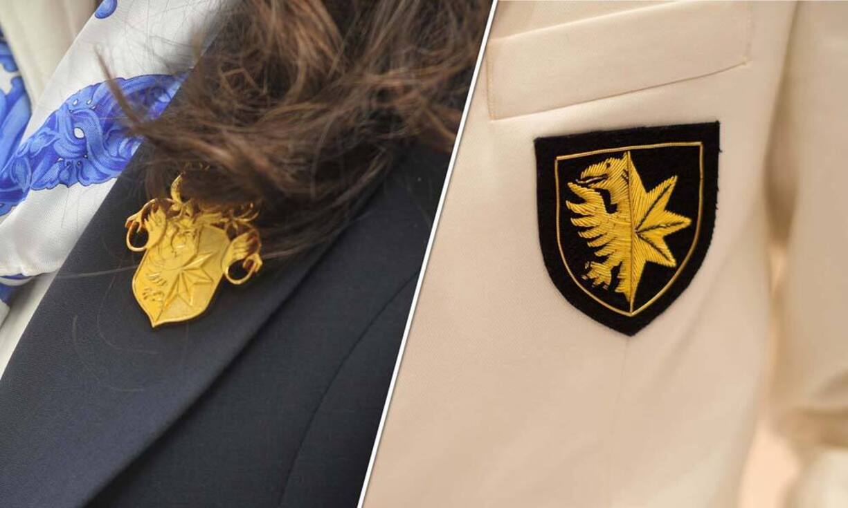 Die obligatorischen Uniformen der Schülerinnen und Schüler. 
Le Rosey – All rights reserved
