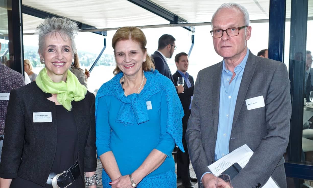 Carmen Walker Späh, Präsidentin FDP. Die liberalen Frauen, Regierungsrätin des Kantons Zürich;
Doris Fiala, Nationalrätin, Präsidentin der Schweizer Delegation am Europarat;
Markus Assfalg, Leiter, Standortförderung Kanton Zürich