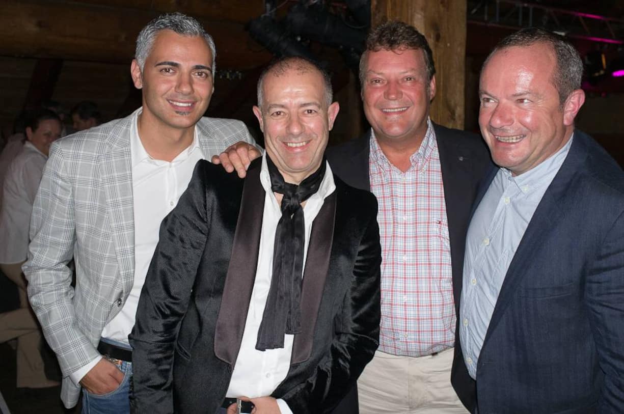 Antonio Comito, Toyota; Urs Burger, Lexus; André Steiner, Emil Frey AG; Christoph Frey, Verkaufsleiter