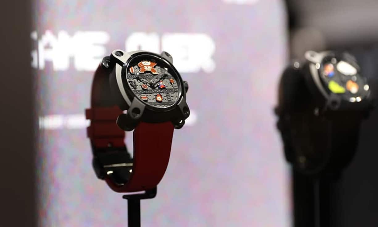 Romain Jérôme hat Uhren zu beliebten Games wie Donkey Kong...