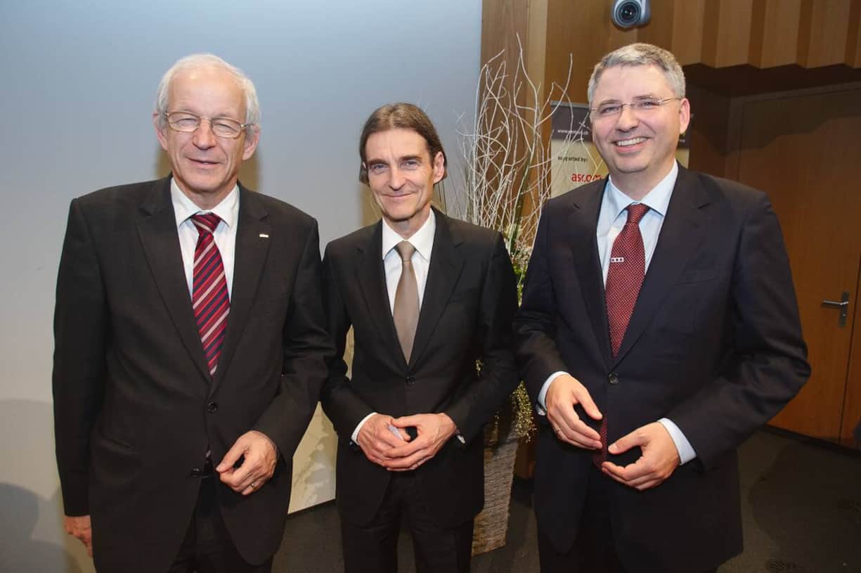 Ralph Eichler, Präsident ETHZ; Thomas Knecht, Gründer "venure" & VRP Knecht Holding; Severin Schwan, CEO, Roche Group