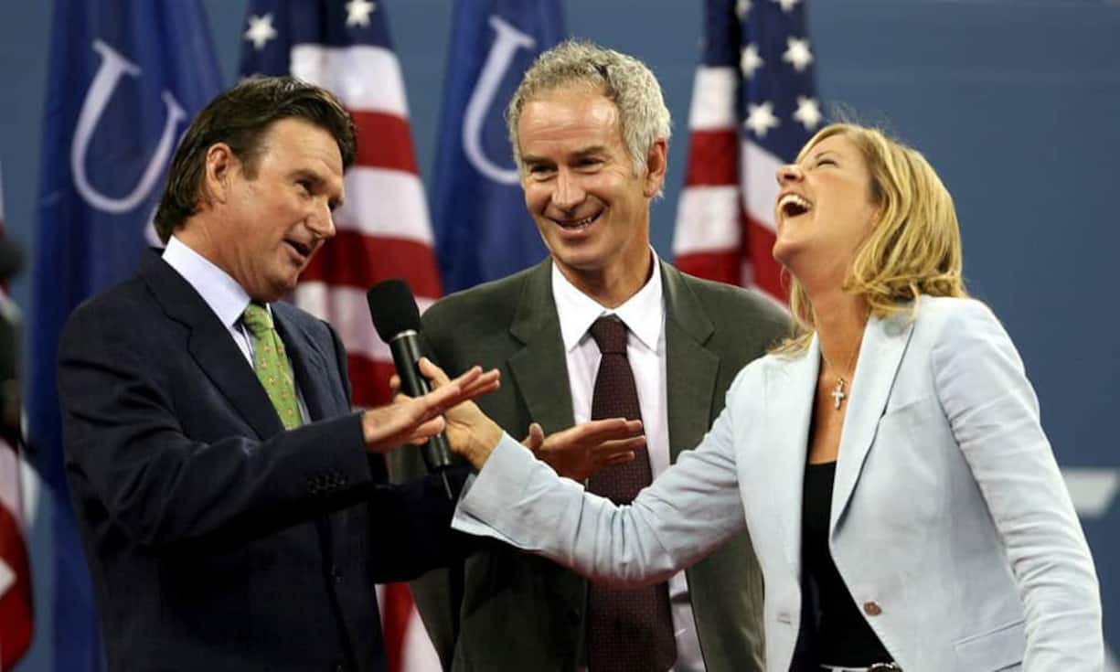 Und auch Jimmy Conners (li.) konnte in New York fünf Erfolge feiern. John McEnroe (Mitte) kann da mit vier Siegen nicht ganz mithalten. Dafür Chris Evert (re.), die gemeinsam mit Serena Williams bei den Frauen den Rekord hält.