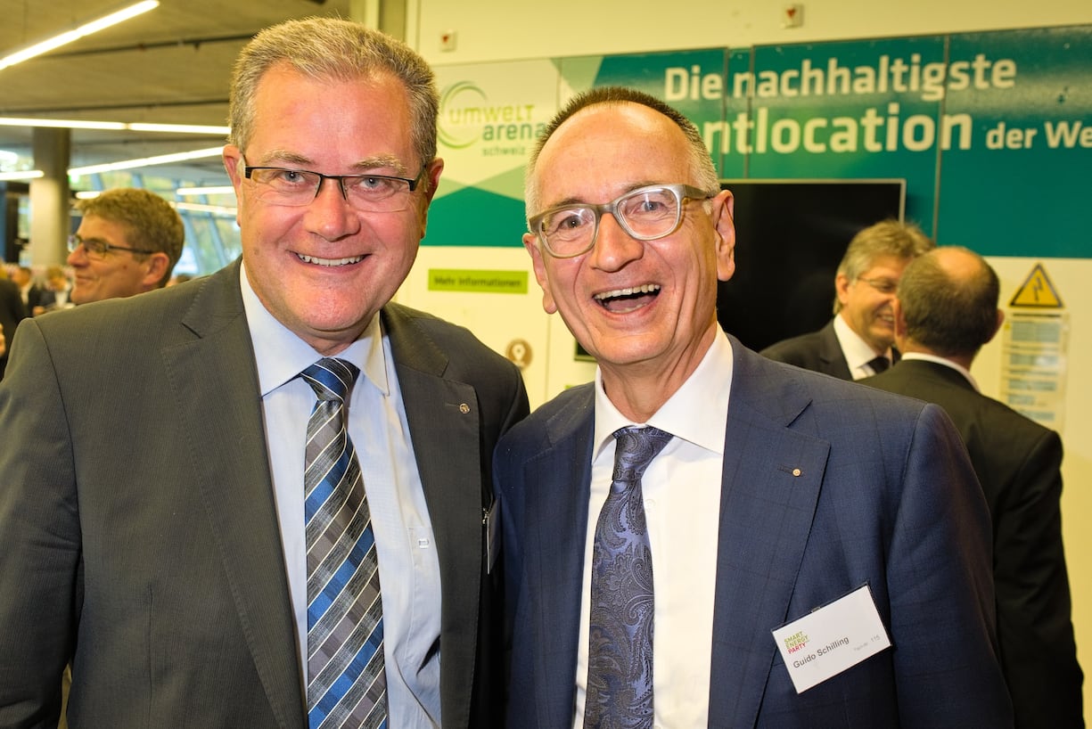 Hans-Kaspar Scherrer, CEO, eniwa;Guido Schilling, Managing Partner, guido schilling ag