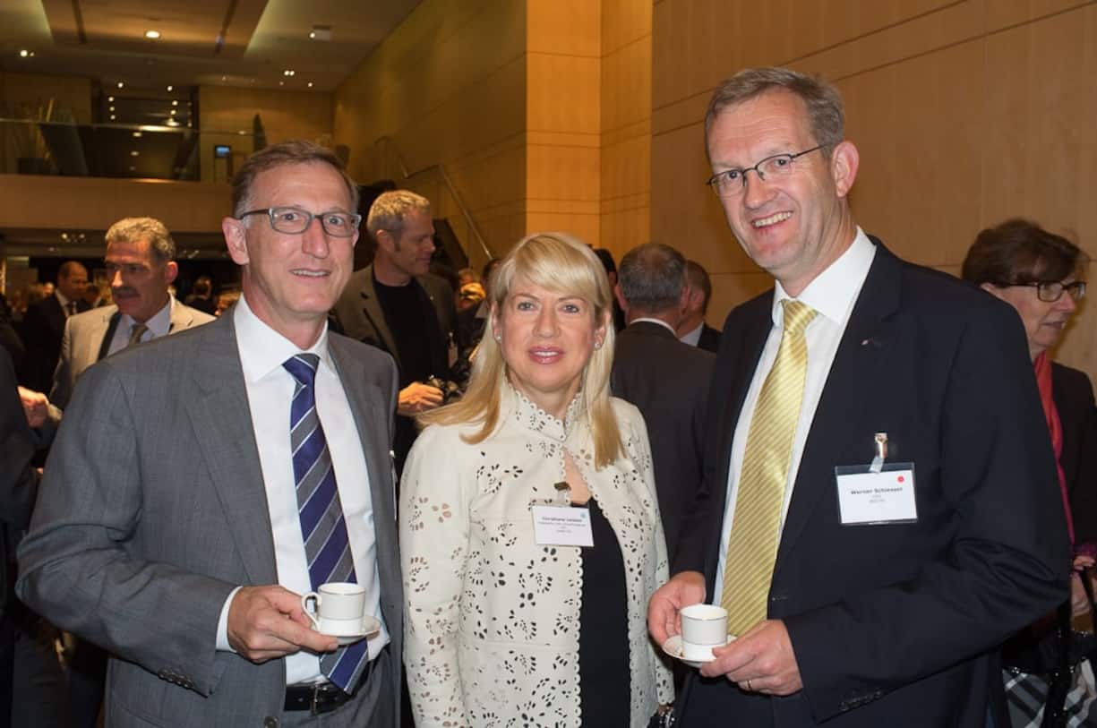Hans Knöpfel, Geschäftsführer Hans Knöpfel AG Excellence in Business; Christiane Leister, VR-Präsidentin & CEO Leister AG; Werner Schiesser, CEO BDO AG