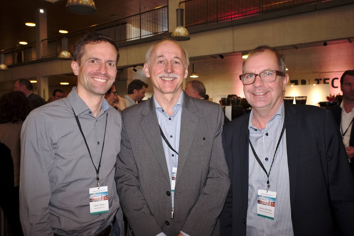 Adrian Riedo, Inhaber, Riedo Networks Ltd.;
René Fasan, Mandate Manager, TurnKey Communication AG;
Benno Schnider, Head of Project Management, TurnKey Communication AG (v.l.n.r.)