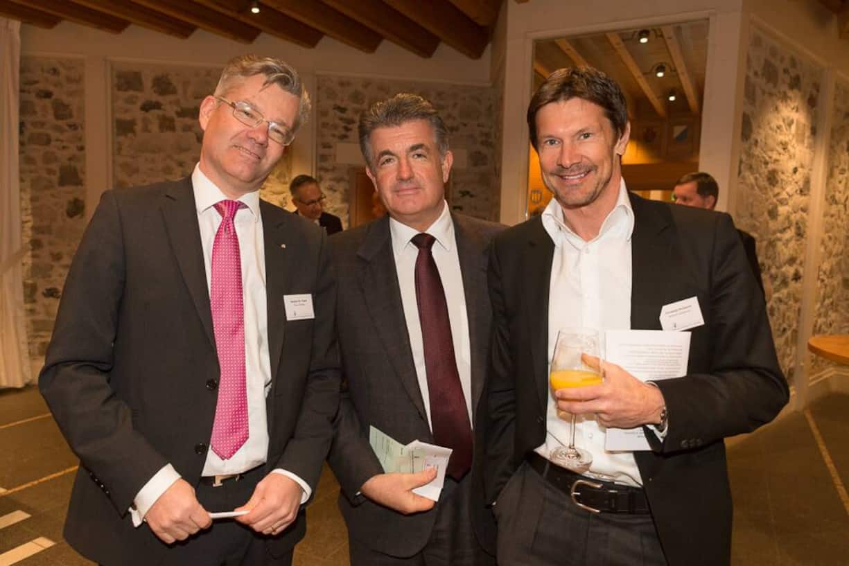 Stephan Ph. Thaler, CEO Investment Foundation, Swiss Life Group; Guido Persterer, President, Efficiency Club Zurich; Christoph Richterich, Chairman, Richterich & Partner AG
