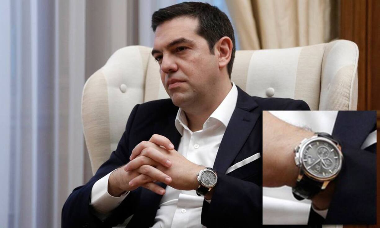 Kein Prasser ist auch der griechische Premier Alexis Tsipras. Seine Gc Watch hat ein Schweizer Uhrwerk und gleicht äusserlich einer Omega, ist aber für einige hundert Franken zu haben.
