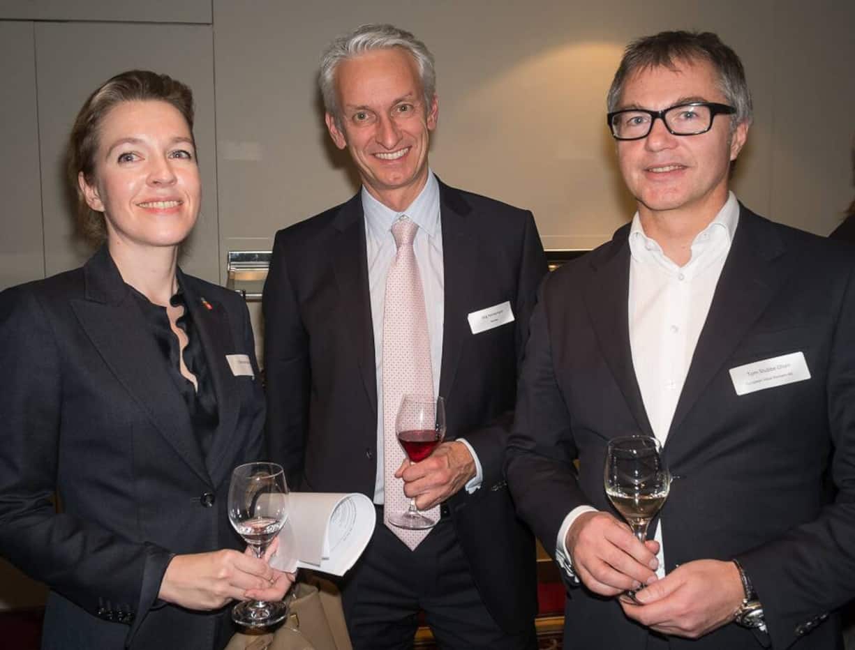 Christina Schütze; Jörg Heinemann, General Manager, Nordea Bank Switzerland; Tom Stubbe Olsen, European Value Partners AG