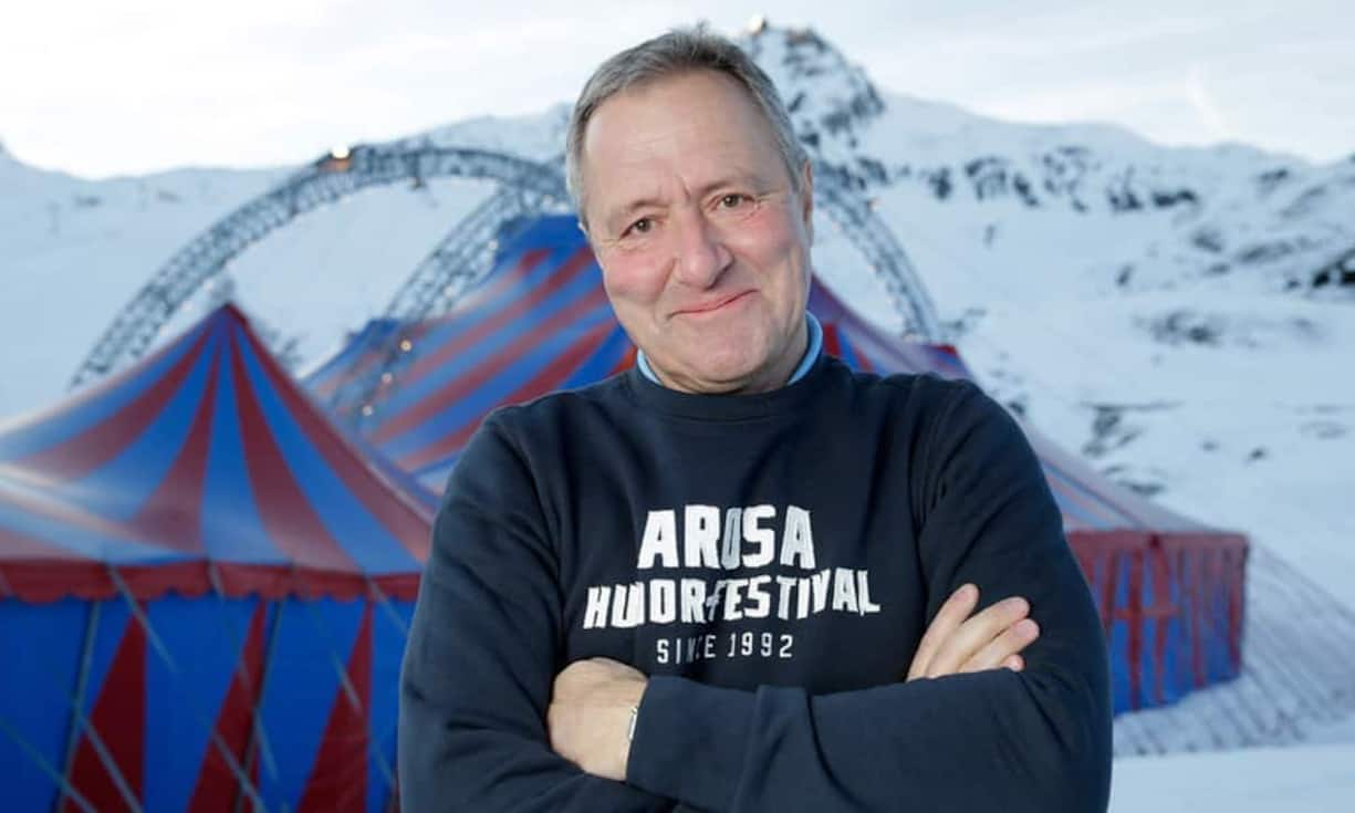 Frank Baumann ist gleichzeitig Texter und Fernsehproduzent des Arosa Humorfestivals.