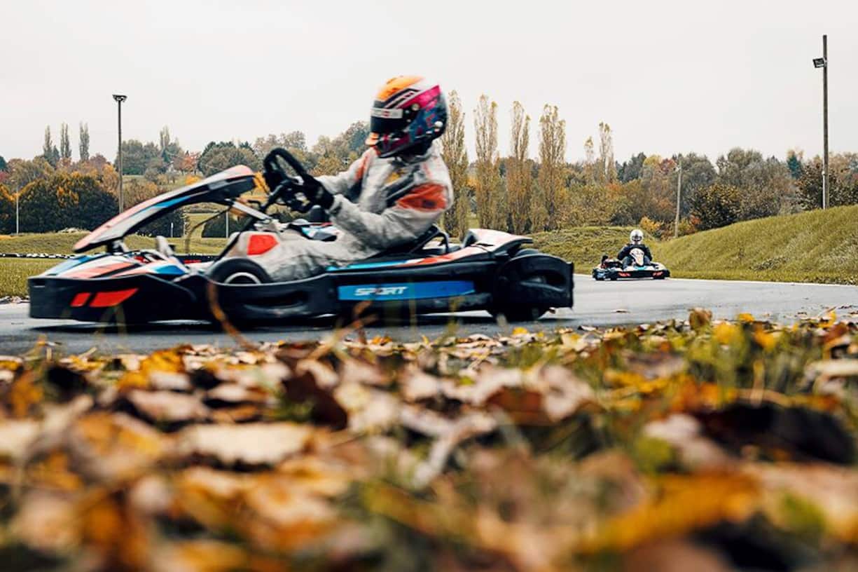 Kartfahren Kate Gaillard