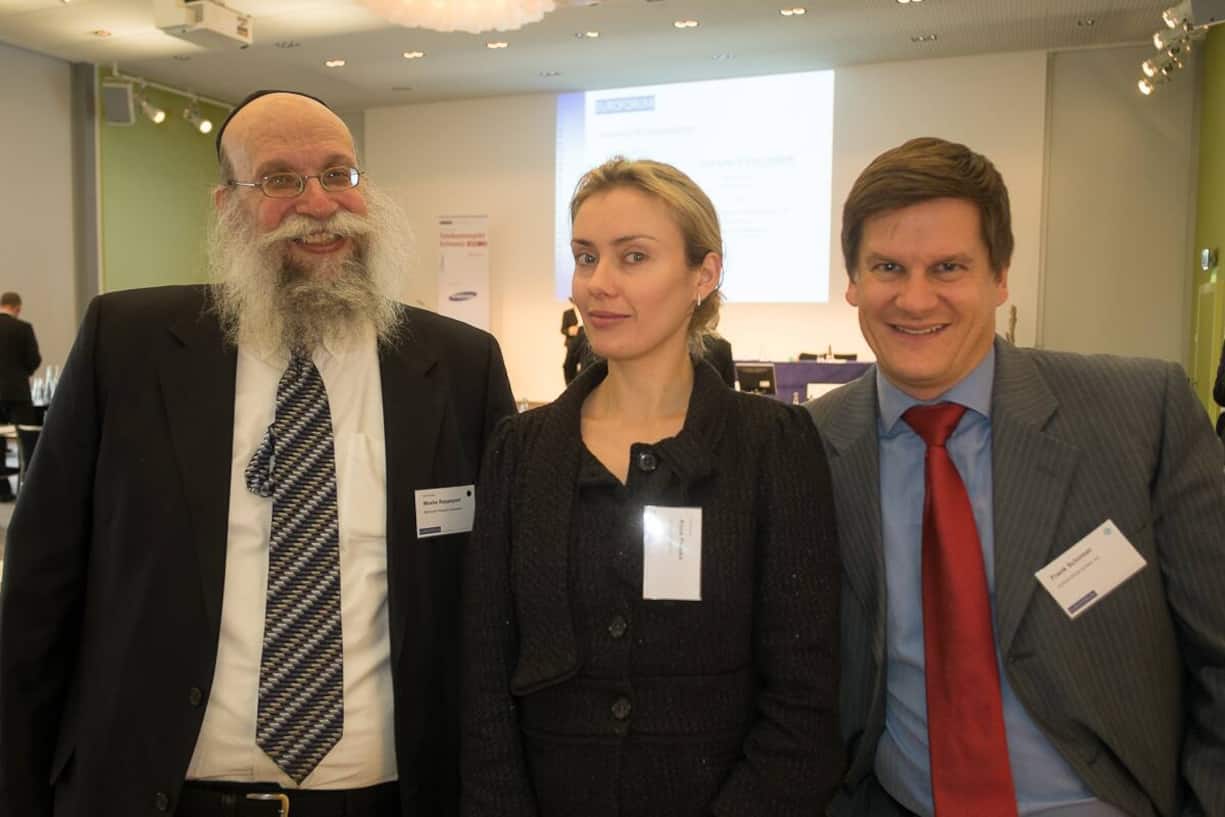 Moshe Rappoport, IBM Zurich Research Laboratory; Anna Pruska, CEO, Comarch Swiss AG; Frank Schirmer, Euroforum Schweiz AG