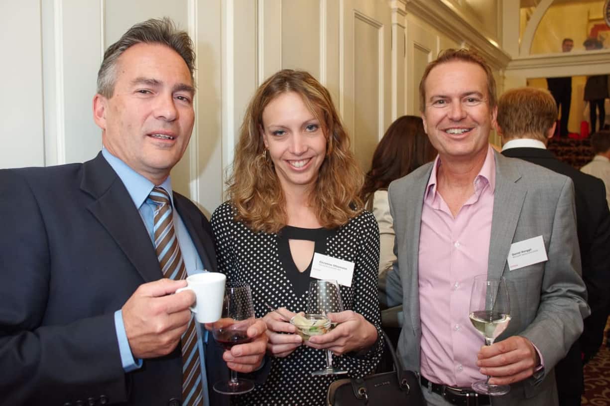 Michael Hutter, Michael Hutter career management; Christine Ottomann, Deurocos Cosmetic AG; Daniel Renggli, Microsoft Switzerland GmbH