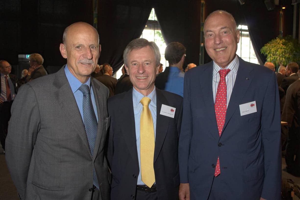 Giorgio Behr, CEO & Präsident BBC Group; André C. Wohlgemuth, Ehrenmitglied ASCO; Peter Steiner, VR Peter Steiner Holding AG