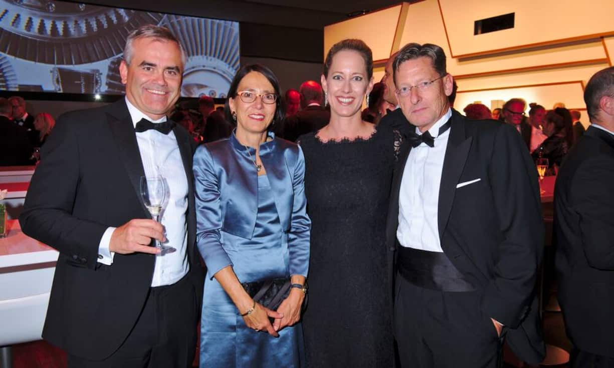 Thomas Gottstein, CEO Schweiz, Credit Suisse; 
Corina Schwald;
Natine Gottstein;
Jans-Peter Schwald, VRP, RUAG & Vize-VRP, Stadler Rail AG