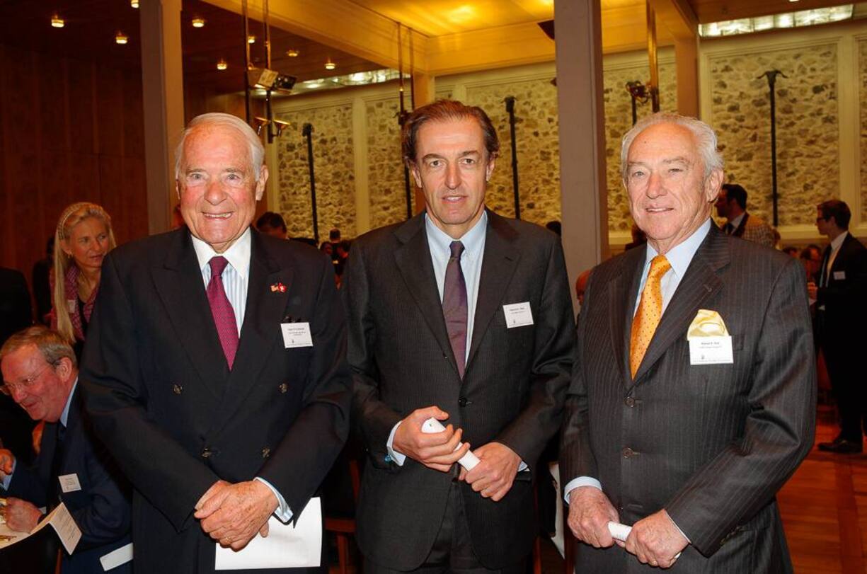 Egon P.S. Zehnder; Raymond J. Baer, Ehrenpräsident, Julius Baer Group Ltd.; Rainer E. Gut, Ehrenpräsident, Credit Suisse Group AG