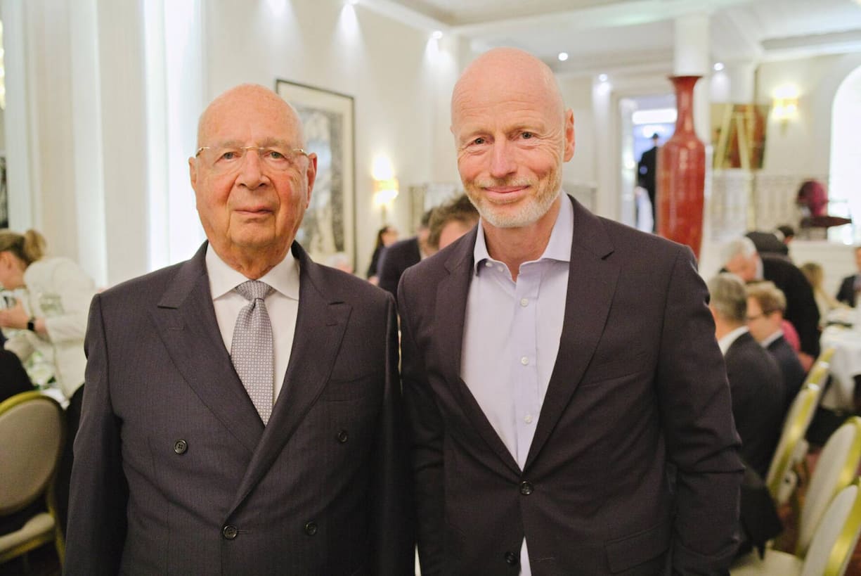 Klaus Schwab; Marc Walder.