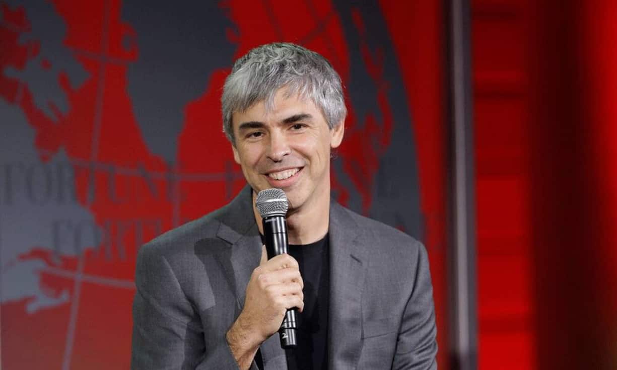 Auch Larry Page, ein weiterer Co-Gründer von Google, besitzt einen Tesla. Brin und Page hatten schon früh in den Elektro-Autokonzern investiert.Quelle: Daily Mail