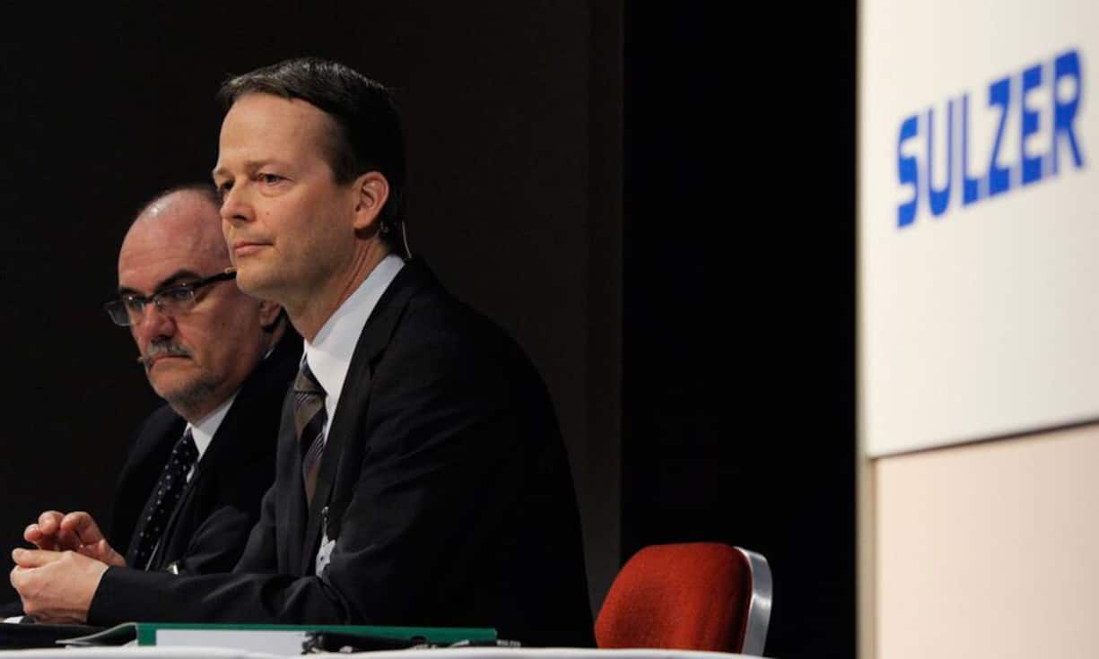 ...und AkzoNobel-Chef Ton Büchner, Bergs CEO-Nachfolger.