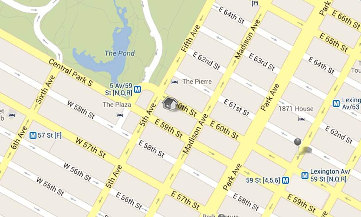 … liegt direkt am Central Park, mit Blick auf den Pond. Dafür zahlt man auch: 95 Millionen Dollar. (Bilder: Brown Harris Stevens)