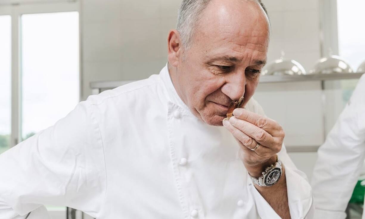 Teil des Schöpfer-Netzwerks ist auch der französische Dreisternekoch Marc Haeberlin von  der berühmten «Auberge de l’Ill» im Elsass: Sie kooperieren im «Royal Savoy» in Lausanne und ab sofort auch auf dem Bürgenstock.ZVG