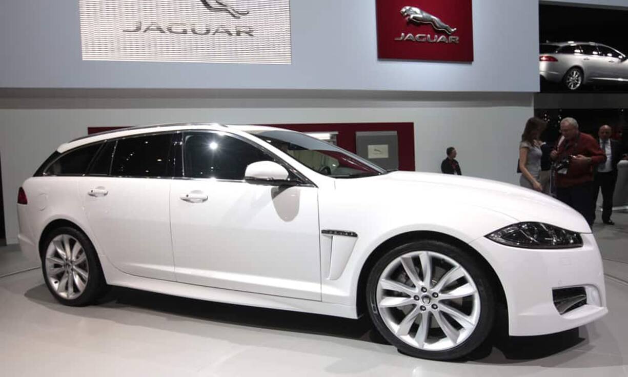 Platz 4: Jaguar XF Sportbrake 2.20. Der 200 PS starke Brite braucht 25,5 Prozent mehr als prognostiziert. (Bild: Bloomberg)