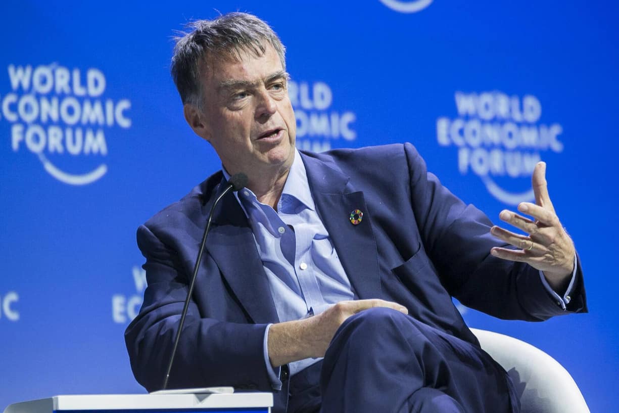 Roche-Vize André Hoffmann (l.) ist ­interimistischer WEF-Co-Chairman.