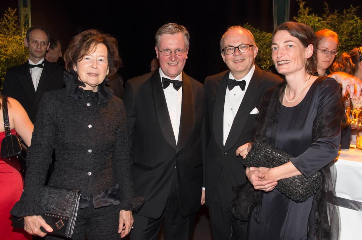 Elisabeth Kopp, alt Bundesrätin; Bruno Chiomento, EY; Heinrich Christen, EY, Antonella Pasqualini-Christen