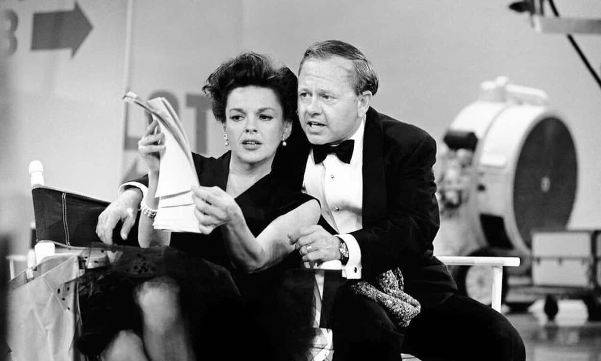 Mickey Rooney 1963 mit Judy Garland. In den 30er Jahren hatten Rooney und Garland in der populären «Andy Hardy»-Filmserie mitgespielt.