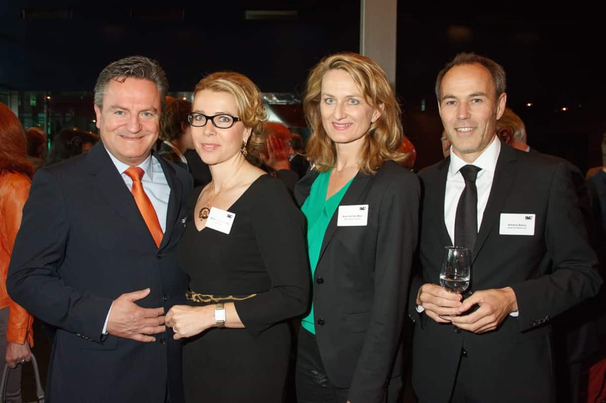 Marcel Zischler, Inhaber, Zischler Visionplus; Maria Büeler Zischler, Directrice, Cartier Luzern; Karin Auf der Maur, Inhaberin, admind public relations; Adriano Bosco, Partner, Schärli Architekten AG