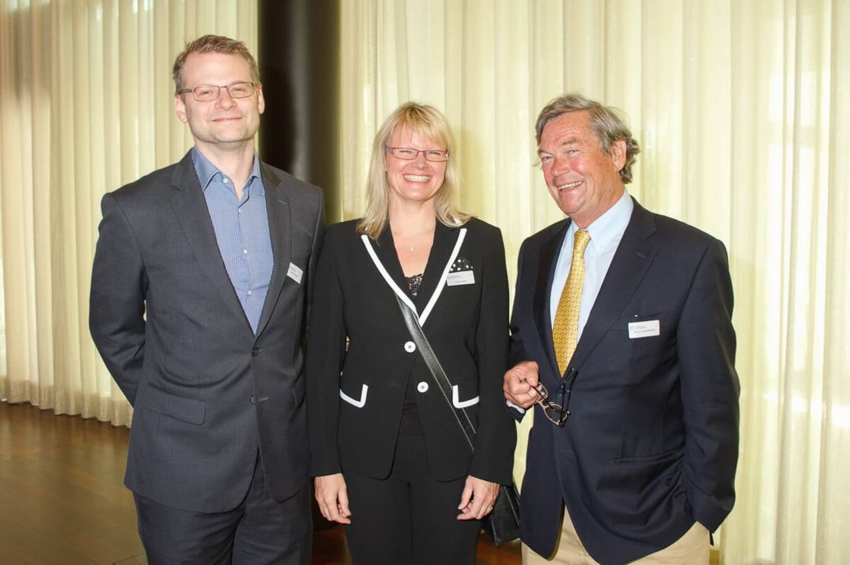 Daniel Lüchinger; Sonja Scheele, Partner, Annelly Consulting GmbH; Wolf D. von Stauffenberg, VR-P, AGI AG für Isolierungen.